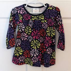 Hanna Andersson 100% cotton yoked play dress, size 80cm, 18-24 cm